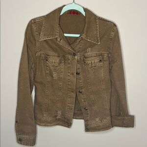 Liu Jo Classic Brown Denim Jacket